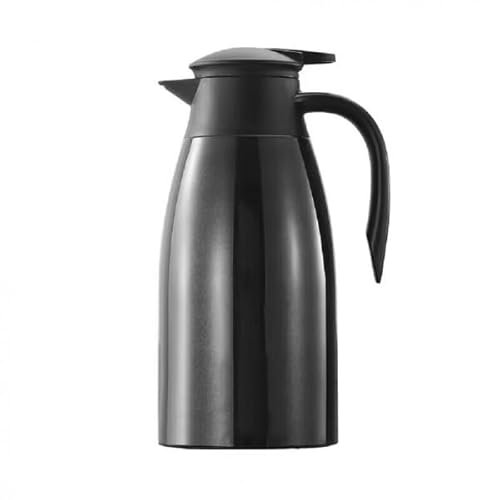 Thermoskanne Isolierkanne Kaffeekanne 2 Liter CF-THERM2 Schwarz