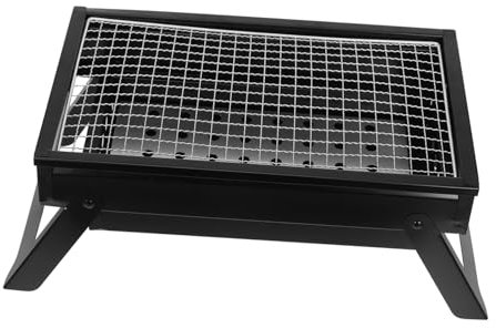 KONTONTY Parrilla Pequeña Para Barbacoa Portátil Plancha Barbacoa Exterior Parrilla Carbon
