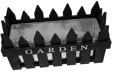 OFFSCH Jardinera De Madera para Maceta Alta Decorativa Práctica y Fácil De Limpiar para Patios y