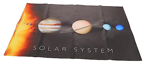 NUOBESTY Sonnensystem Poster Vorschul-klassenzimmer Planeten Poster Weltraum Banner Pädagogisches Weltraum Astronomie Wissenschaftsunterricht Dekoration