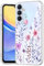 Pazpnoy Handyhülle für Samsung Galaxy S23 FE,Transparent Blume Muster Mädchen Hülle,Dünn Weich Silikon SchutzHülle,Stoßfeste Kratzfest TPU Case Cover-3