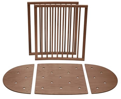 Stokke Sleepi Bed Extension V3, Warm Brown - Convert Sleepi Mini into Bed (141 cm) - Suitable for Children Up to 5 Years - Mattress Sold Separately