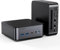 H90 Mini PC Intel Core i7-11390H 32GB DDR4 512GB NVMe SSD, bis zu 5.0 GHz,HDMI/DP/USB-C 4K Ausgang, 2X 2.5G RJ45, Leistungsstarker Büro- und Gaming-Desktop-Computer