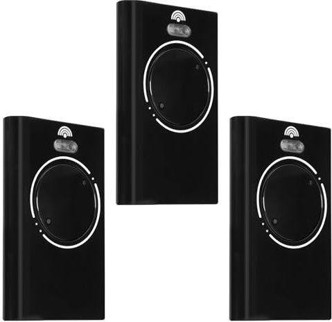 Trasmettitore manuale per apriporta del garage, 868 MHz, compatibile con telecomando FAAC Garage a 2 canali FAAC XT4 868 SLH LR, XT4 868 SLH, XT2 868 SLH, XT2 868 SLH LR, nero (3)