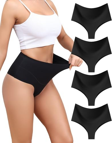 Levao Tummy Control Knickers Brazilian High Waisted Shapewear for Women | Breathable Comfy Shaper, Seamless Postpartum Slimming Shaping, Briefs Multipack, Party, Wedding & Everyday Wear