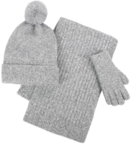 totes toasties® Ladies Knitted Hat Scarf & Glove Gift Set