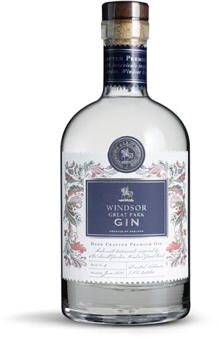 Windsor Great Park Gin (70cl) – Premium English Gin with Juniper, Lemon Verbena & Elderflower – Distilled with Savill Garden Botanicals – 40% ABV