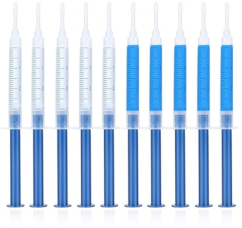10 Pièce Blanchisseur de Dents Efficace,Gel Blanchissant pour dentss,gel de blanchiment des Dentss Professionnel,Gels pour Blanchiment Rapide et Efficace,Améliorer les dents Jaunes à Domicile