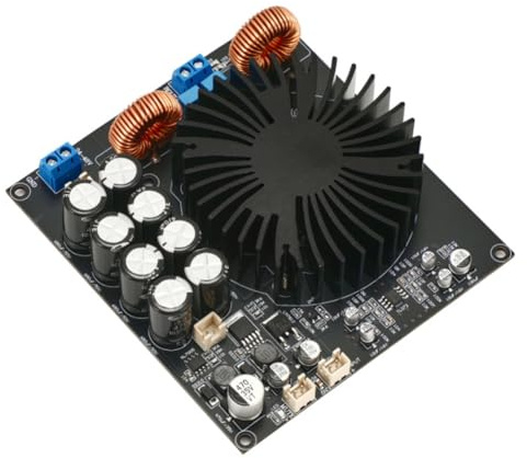 Ehwisbe 600W TPA3255D Power Amplifier Audio Board Class D Mono Sound Amplifiers Speaker Home Audio Amplificador with Radiator