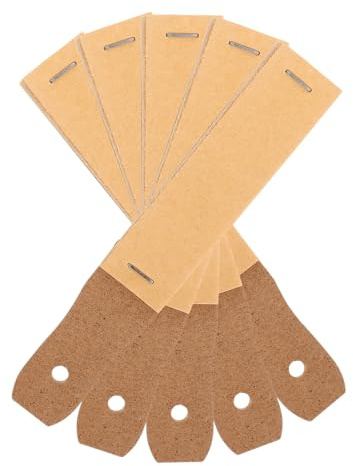 VERDANVERSE Pencil Tip Polishing Sandpaper Board Ergonomic Handle for Easy Storage 5pcs Made of Sturdy Density Board and Sandpaper for Drawing and Sketching for Classroom and Artists