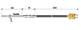 Dimmersionssonde B + B Thermo-Technik 0625 1189-41 -100 bis +1000 °C Sonde: K ab Werk kalibriert (ohne Zertifikat), 1 Stück