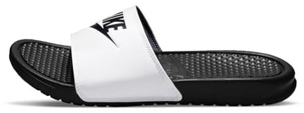 Nike Benassi Just Do It, Men's Athletic Sandal, Multicolor (White / Black), 12 UK (47.5 EU)