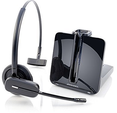 Avaya Compatible Plantronics CS540 VoIP Wireless Headset Bundle with Electronic Remote Answer|End and Ring alert (EHS) for Avaya Phones: 1600, 9600 IP Phones: 1608, 1616, 9601, 9608, 9610, 9611, 9611G