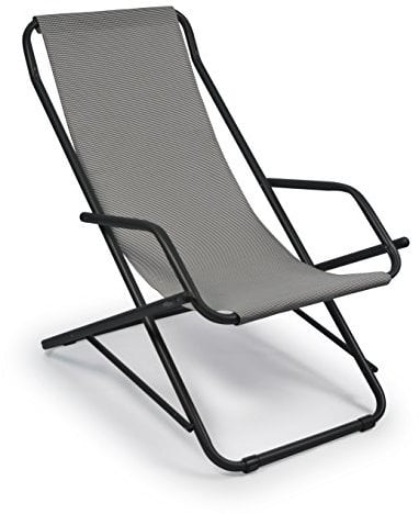 Stiliac 7401 Sdraio Dondolino, Metallo, Grigio Tramato, Diametro 25 cm
