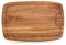 Zeller 25556 – Tabla de Cortar con surco, Acacia Madera 40 x 26 x 1.5 cm, Natural