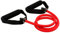 Rubber Resistance Band Tube Cord Fitness Home Gym Exercise Training with Handles (RED)