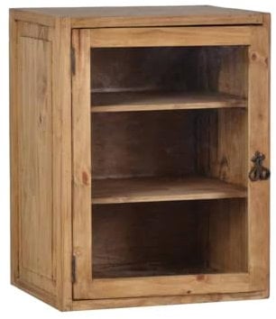 MiaMöbel Hängeschrank Mexico Möbel 51x66x38 cm Landhausstil Massivholz Pinie Honig