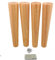 Mysummer 4PCS Wooden Furniture Feet Tapered Sofa Legs Solid Wood Furniture Legs 12inch