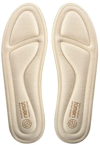 riemot Memory Foam Einlegesohlen für Damen - Weiche Schuheinlagen Komfort Einlagen für Sneaker, Wanderschuhe, Arbeitsschuhe, Stiefel - für Sport, Freizeit und Alltag, Damen Beige 40 EU