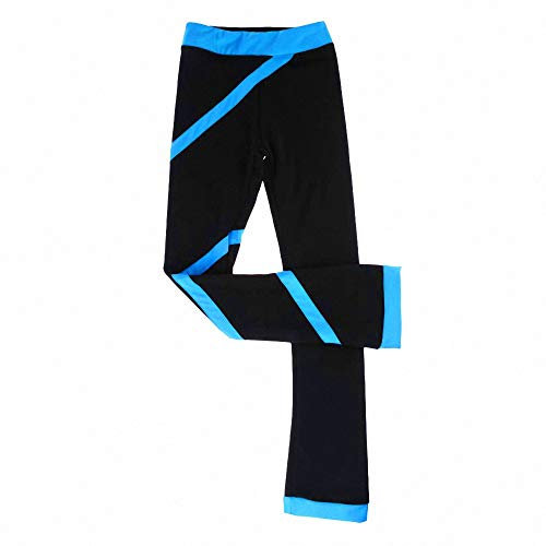 LIUHUO Eiskunstlaufhose für Mädchen und Damen, Eiskunstlauf-Trainingshose, plus Samthose