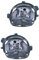 Scheinwerfer Set links & rechts Hauptscheinwerfer Frontscheinwerfer Halogen H4 glasklar mit Lampenträger für Model Twingo I C06_