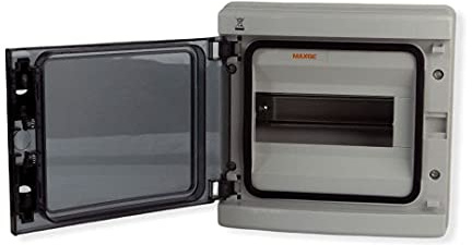Sicherungskasten Verteilerkasten Aufputz IP65 8-12 Module (8 Module)