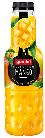 granini Selection Mango (1 x 0,75l), mindestens 30% Frucht, Mango-Saft, exotischer Fruchtgenuss, vegan, laktosefrei, ideal zum Mixen, mit Pfand