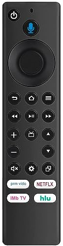 NS-RCFNA-21 Replacement Voice Remote fit for Insignia Smart Fire TV NS-24F202NA22 NS-55F501NA22 NS-65F501NA22 NS-50F501NA22 NS-32F201NA22 NS-55F301NA22 ‎NS-50F301NA22 ‎NS-43F301NA22 NS-32F202NA22