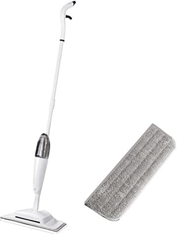 TOMYEUS Spray Mop for Floor Cleaning Spray Mop Sweeper Vacuum Cleaner 3 in 1 Mop 360° Rotation Flat Mop for Home Hardwood Laminate Wood Ceramic Tile Floor (Color : With 1 pcs cloth)