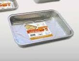 Generico 3 teglie in alluminio 8 porzioni adatte alla cottura in forno COGEPACK
