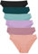 FINETOO 6er Pack Damen Seamless Slips Nahtlo Hipster Unsichtbare Unterhosen Sexy Unterwäsche Bequem Dessous Frauen Panties Bikini Mehrpack XS-XL