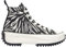 Converse Herren Run Star Wander-Sneaker, hohe Form, Black/White/Zebra, 37.5 EU
