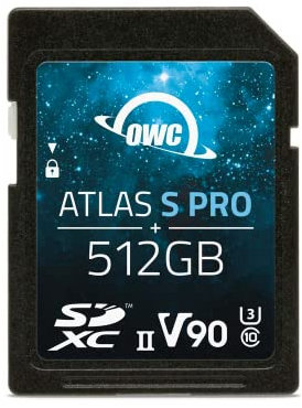 OWC Atlas S Pro - 512GB - SDXC UHS-II V90 Media Card