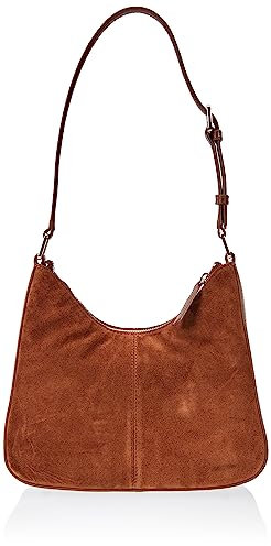Mandarina Duck Damen Velvet Plisse HOBO, Caramel Cafe