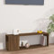 Homiuse Mueble para TV de Madera contrachapada Roble marrón - Mueble TV Moderno Soporte Pie TV 100x24x32 cm
