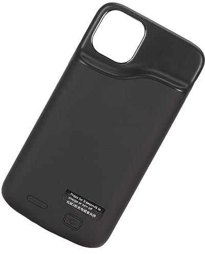 Handy-Akku-Hülle für IP 11 Pro, 6000 MAh, Schützende, Wiederaufladbare, Erweiterte Ladehülle, Ultraschlanke, Erweiterte Akku-Ladehülle, Kompatibel mit CarPlay (Schwarz)