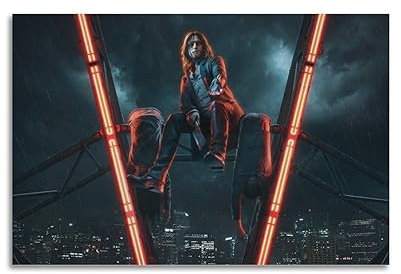 VZRSQZK Videospiel Vampir The Masquerade Bloodlines 2 Poster Poster Dekorative Malerei Leinwand Wandposter und Kunstdruck Modern Familie Schlafzimmer Dekor Poster 20 x 30 cm