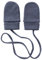 NAME IT Baby-Jungen Nbmwillit Wool Mittens Wo/Thumb Fäustlinge, Blau, ONE Size