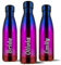 OTIMIST Personalised Water Bottle, Custom Title, Name Insulated Stainless Steel BPA Free Bottle 500ml, Double Wall, Reusable Vacuum Thermal Flask (Pink & Blue)