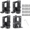 IGNPION Heavy Duty Adjustable Furniture Leveler Feet 4pcs M10 Furniture Leveling Legs for Tables, Shelving Units, Cabinets, Workbench, Black