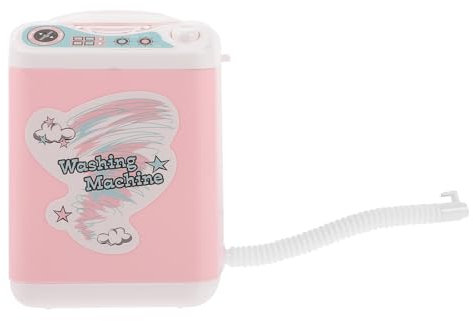 Mini Lavatrice Giocattolo Per Trucco Lavatrice Simulata Compatta Per Ragazzo Ragazza Elettrodomestico Giocattolo Creativo Di Gioco Per Pulizia Pennelli E Puff Di Compleanno Per Ragazzo Ragazza
