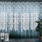 6M X 1M Eisregen Lichtervorhang Außen Weihnachten mit Stecker,300LED Diamant Lichterkette Fenster Lichterketten Vorhang,Garten Lichterkette mit Fernbedienung,Verknüpfbar für Christmas(Blau+Weiss)