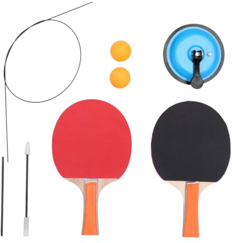 Happyyami Tischtennis Trainingsset Zubehör Pong Trainer Schlägerset Für Anfänger Junge Mädchen Erwachsene Heimtrainer Fitness Übung Gerät