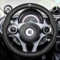 Lenkradbezug für Benz Smart 450 451 453 Fortwo Forfour - Schwarz Anti-Rutsch Atmungsaktiv Mikrofaser-Leder Lenkradabdeckung Lenkradschutz Auto Zubehör Innenraum