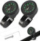 2 pcs Motorraduhr,Motorraduhr für Lenker Wasserdicht,Fahrraduhr für Lenker,Digitaluhr Lenkeruhr,Motorrad Lenkeruhr,Lenkeruhr Motorrad,Motorrad-Uhren,Lenkerhalterung Uhr für Motorräder Elektrofahrzeuge