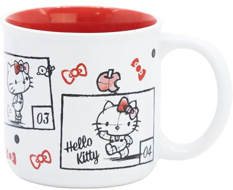 Taza desayuno de cerámica de 400 ml de Hello Kitty
