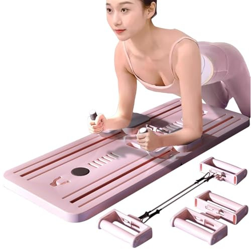 Pilates Reformer | Faltbare Pilates Reformer Maschine | Kompakte Reformer Pilates Maschine | Multifunktionales Pilates Reformer Brett | Tragbares Trainingsbrett für Training zu Hause