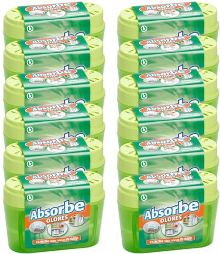 KROWN - Absorbe Humedad, Deshumidificador Antihumedad Habitación, Atrapa Humedad Interior para Armarios, Cocina, Coche, Trasteros, Baños (Absorbe Olores, 12 Unidades)