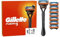 Gillette Rasoir Pour Homme Fusion5, Manche Réutilisable, 8 Cartouches A 5 Lames, Bande Lubrifiante Pour Le Rasage Du Visage Confortable Et Une Glisse Du Rasoir Fluide, 1 Recharge Par 20 Rasages