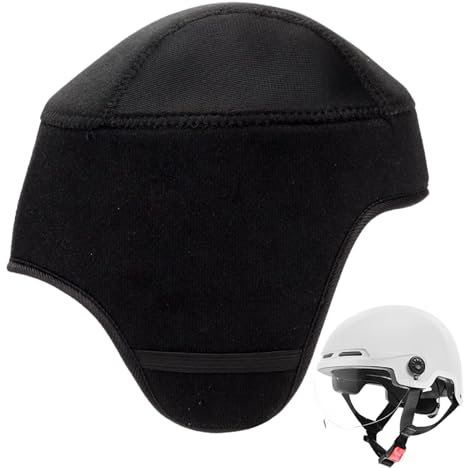 Nuyhadds Schutzhelm-Winterfutter, Winterhelm-Innenfutter,Gehörschutz unter Schutzhelm-Mütze | Winterreitzubehör, Abnehmbarer Schutzhelmeinsatz für Männer und Frauen